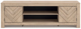 Cayboni Tan 71" TV Stand by Ashley at Eve Furniture
