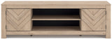 Cayboni Tan 71" TV Stand by Ashley at Eve Furniture