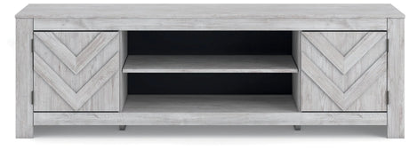 Cayboni Whitewash 71" TV Stand by Ashley at Eve Furniture