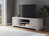 Cayboni Whitewash 71" TV Stand by Ashley at Eve Furniture