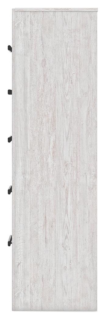 Cayboni Whitewash Chest of Drawers by Ashley at Eve Furniture