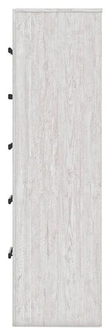 Cayboni Whitewash Chest of Drawers by Ashley at Eve Furniture