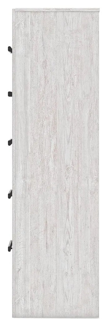 Cayboni Whitewash Chest of Drawers by Ashley at Eve Furniture