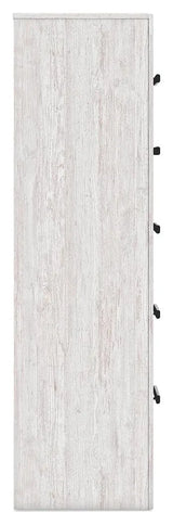 Cayboni Whitewash Chest of Drawers by Ashley at Eve Furniture