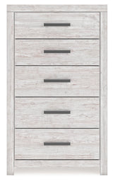 Cayboni Whitewash Chest of Drawers