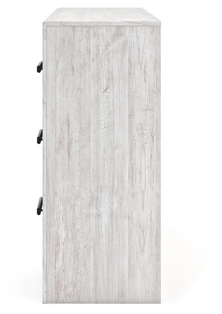 Cayboni Whitewash Dresser by Ashley at Eve Furniture