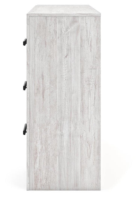 Cayboni Whitewash Dresser by Ashley at Eve Furniture