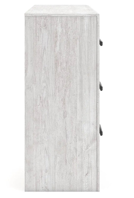 Cayboni Whitewash Dresser by Ashley at Eve Furniture