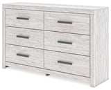 Cayboni Whitewash Dresser by Ashley at Eve Furniture
