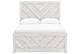 Cayboni Whitewash Full Panel Bed by Ashley at Eve Furniture