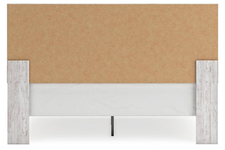 Cayboni Whitewash King Panel Bed by Ashley at Eve Furniture