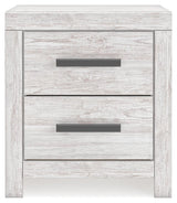 Cayboni Whitewash Nightstand by Ashley at Eve Furniture