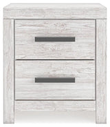 Cayboni Whitewash Nightstand by Ashley at Eve Furniture