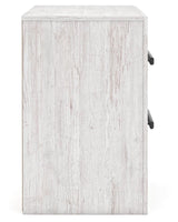 Cayboni Whitewash Nightstand by Ashley at Eve Furniture