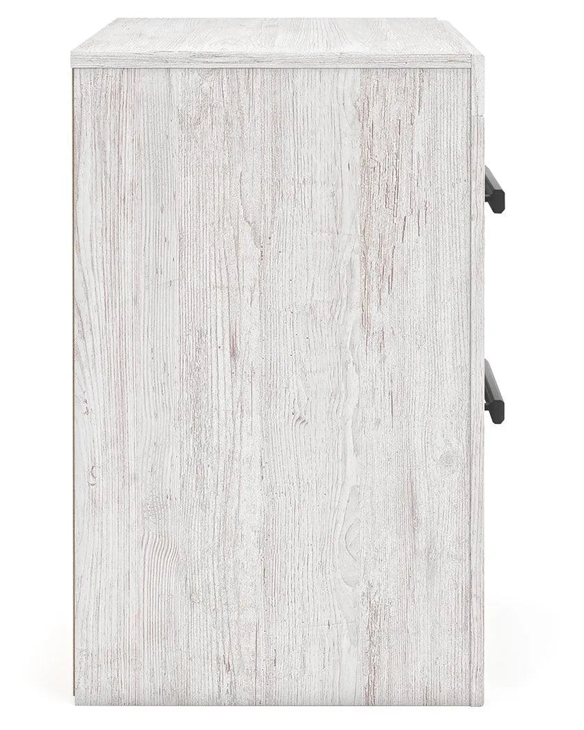 Cayboni Whitewash Nightstand by Ashley at Eve Furniture