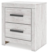 Cayboni Whitewash Nightstand by Ashley at Eve Furniture