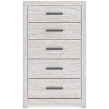 Cayboni Whitewash Panel Bedroom Set by Ashley at Eve Furniture