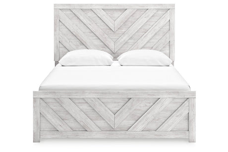 Cayboni Whitewash Panel Bedroom Set by Ashley at Eve Furniture