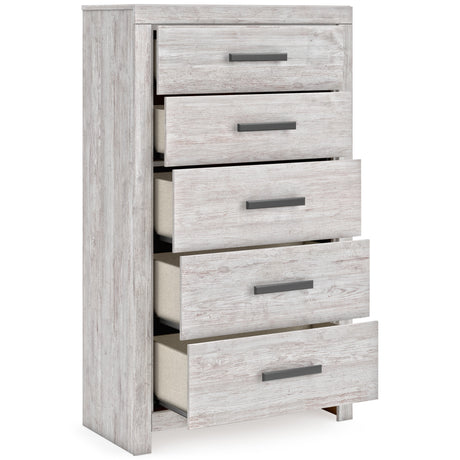 Cayboni Whitewash Panel Bedroom Set by Ashley at Eve Furniture