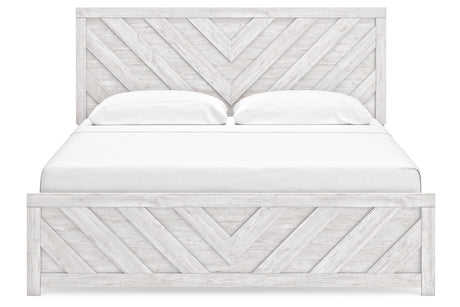 Cayboni Whitewash Panel Bedroom Set by Ashley at Eve Furniture
