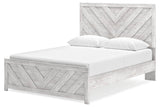 Cayboni Whitewash Queen Panel Bed by Ashley at Eve Furniture