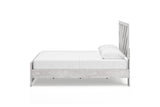 Cayboni Whitewash Queen Panel Bed by Ashley at Eve Furniture