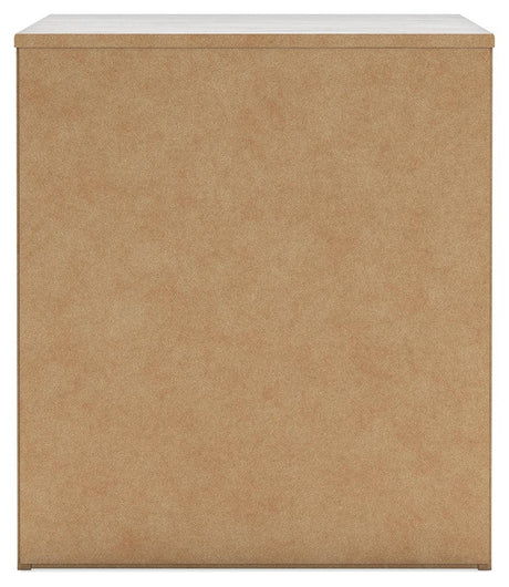 Cayboni Whitewash Nightstand by Ashley at Eve Furniture