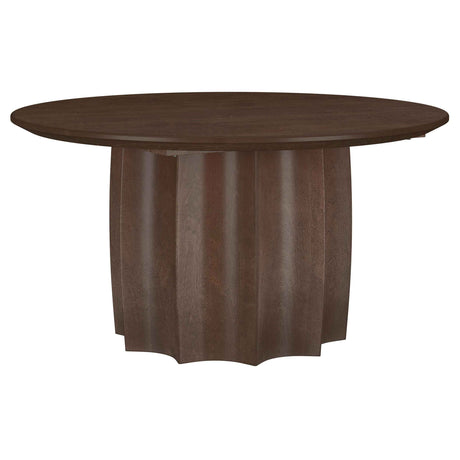 Cayenne Walnut 2-Piece Solid Mango Wood Coffee Table Set by Coaster at Eve Furniture