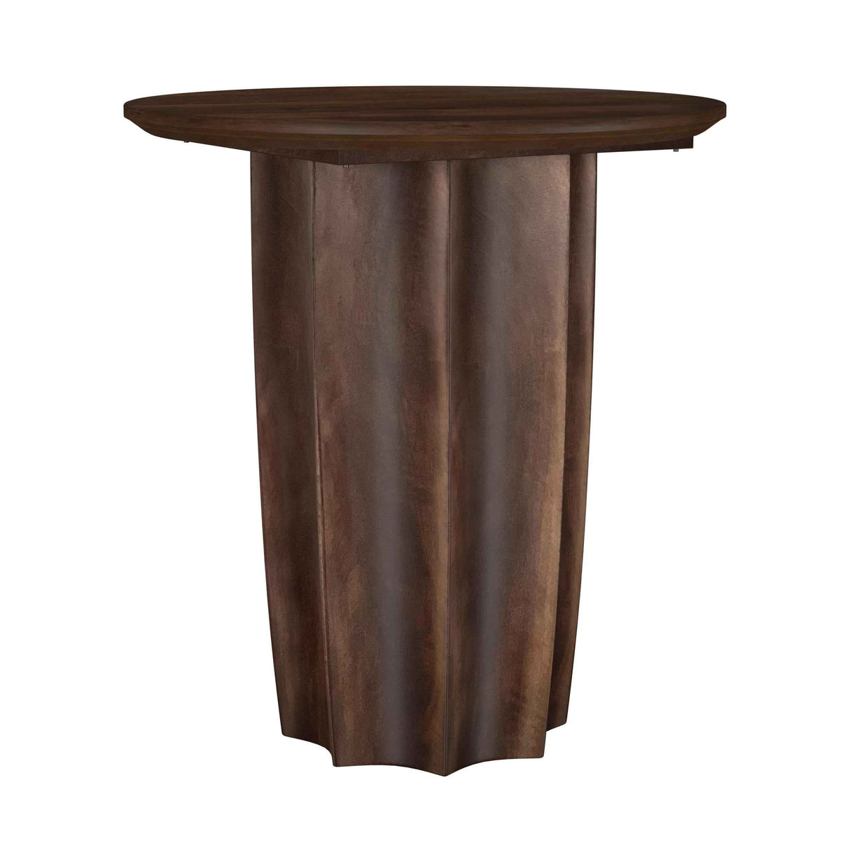 Cayenne Walnut Solid Mango Wood Accent Side End Table by Coaster at Eve Furniture