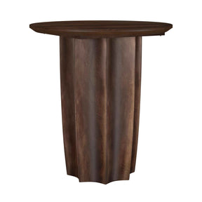 Cayenne Walnut Solid Mango Wood Accent Side End Table by Coaster at Eve Furniture
