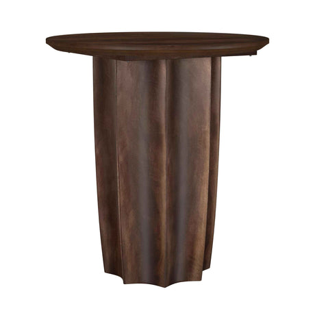 Cayenne Walnut Solid Mango Wood Accent Side End Table by Coaster at Eve Furniture