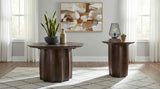 Cayenne Walnut Solid Mango Wood Accent Side End Table by Coaster at Eve Furniture