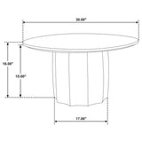 Cayenne Walnut Solid Mango Wood Cocktail Coffee Table
