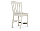 Cayla 24″ Counter Stool, White, Set of 2 by Steve Silver at Eve Furniture