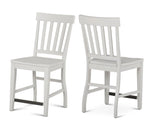 Cayla 24″ Counter Stool, White, Set of 2 by Steve Silver at Eve Furniture