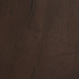 Cayson Dark Brown Sculptural Round Accent Table by Mercana at Eve Furniture