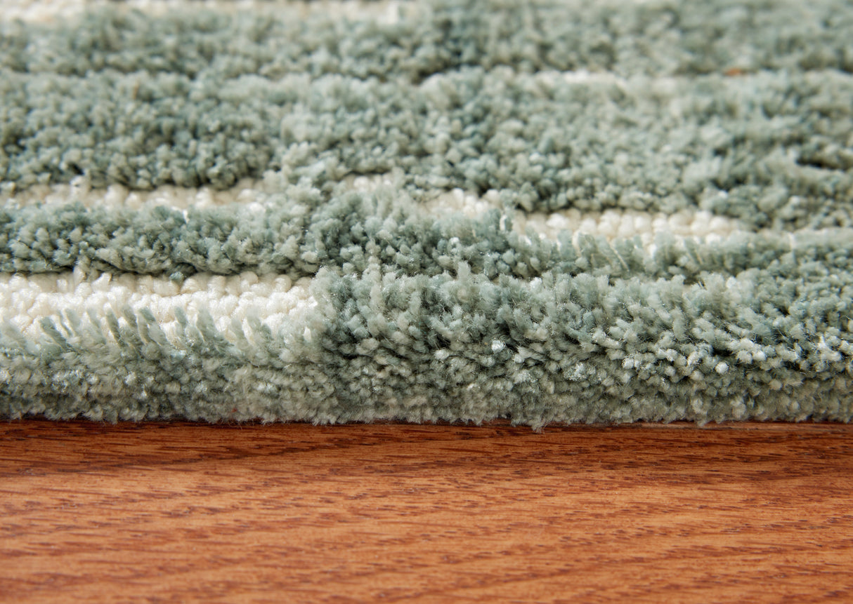 Cayworth Teal/White Large Rug by Ashley at Eve Furniture