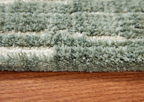 Cayworth Teal/White Large Rug by Ashley at Eve Furniture