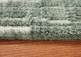 Cayworth Teal/White Medium Rug by Ashley at Eve Furniture