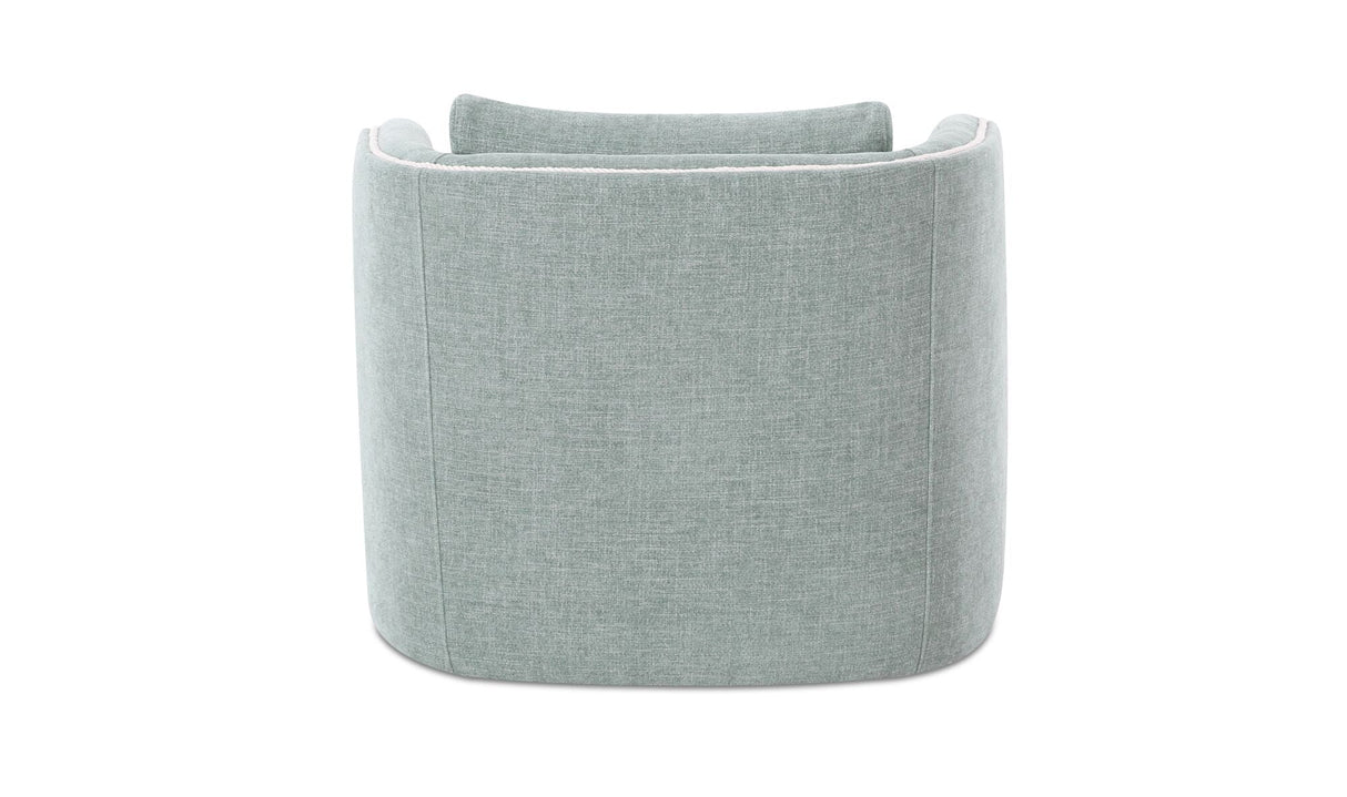 Cecil Accent Chair Light Blue by Moe's Home at Eve Furniture