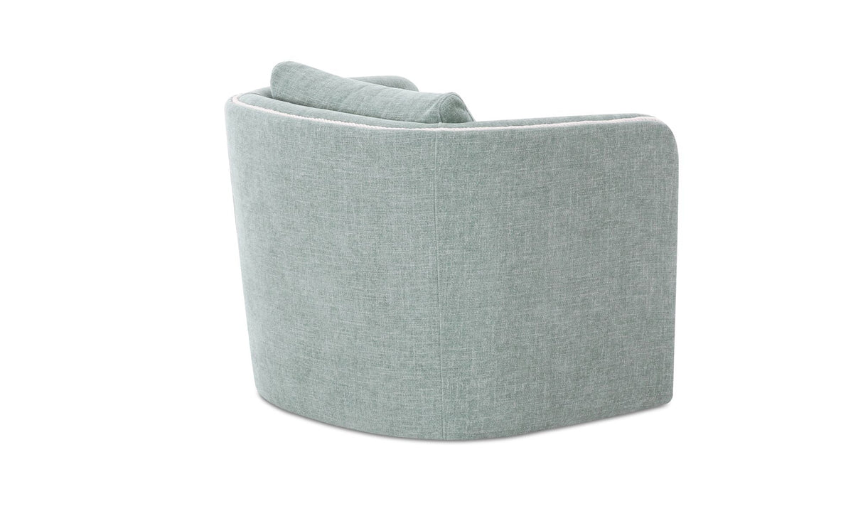 Cecil Accent Chair Light Blue by Moe's Home at Eve Furniture