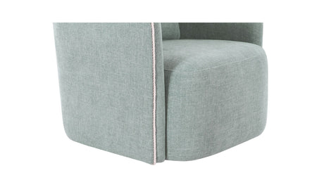 Cecil Accent Chair Light Blue by Moe's Home at Eve Furniture