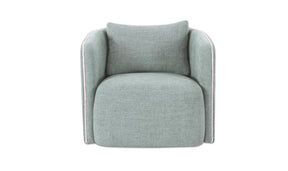 Cecil Accent Chair Light Blue by Moe's Home at Eve Furniture