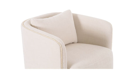 Cecil Accent Chair Warm White by Moe's Home at Eve Furniture