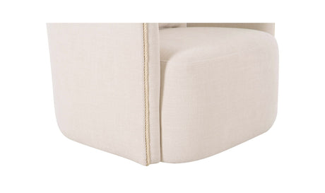Cecil Accent Chair Warm White by Moe's Home at Eve Furniture