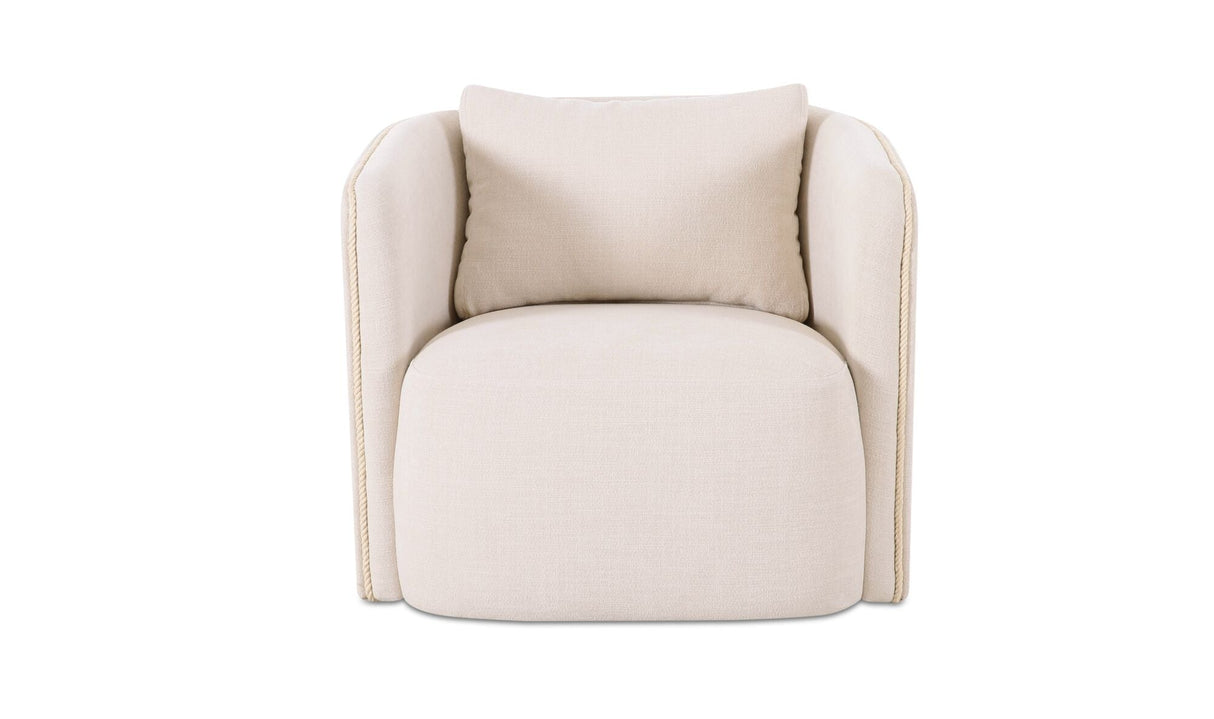 Cecil Accent Chair Warm White by Moe's Home at Eve Furniture