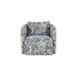 Cecil Blue Tapestry Accent Chair by Moe's Home at Eve Furniture