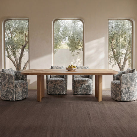 Cecil Blue Tapestry Dining Chair by MOES at Eve Furniture