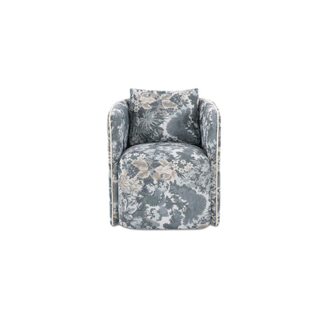 Cecil Blue Tapestry Dining Chair by MOES at Eve Furniture