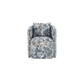 Cecil Blue Tapestry Dining Chair by Moe's Home at Eve Furniture